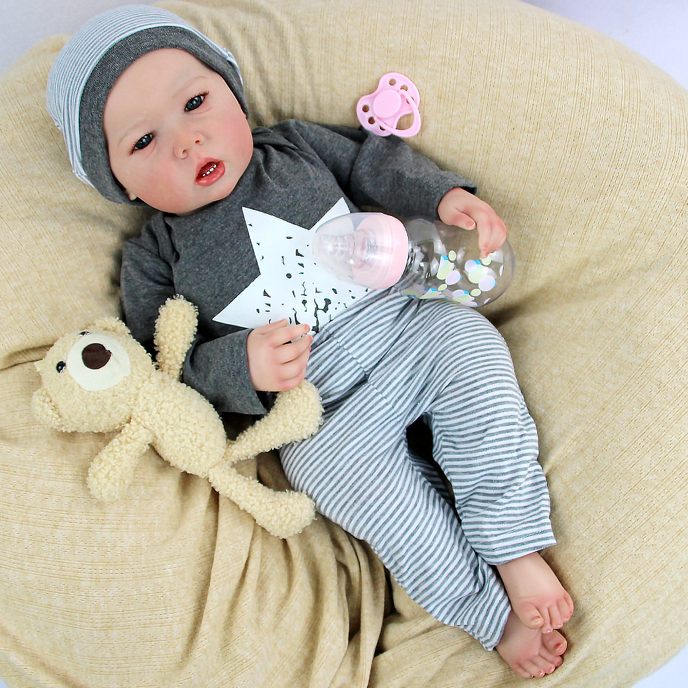 Gray and White Star Set Doll