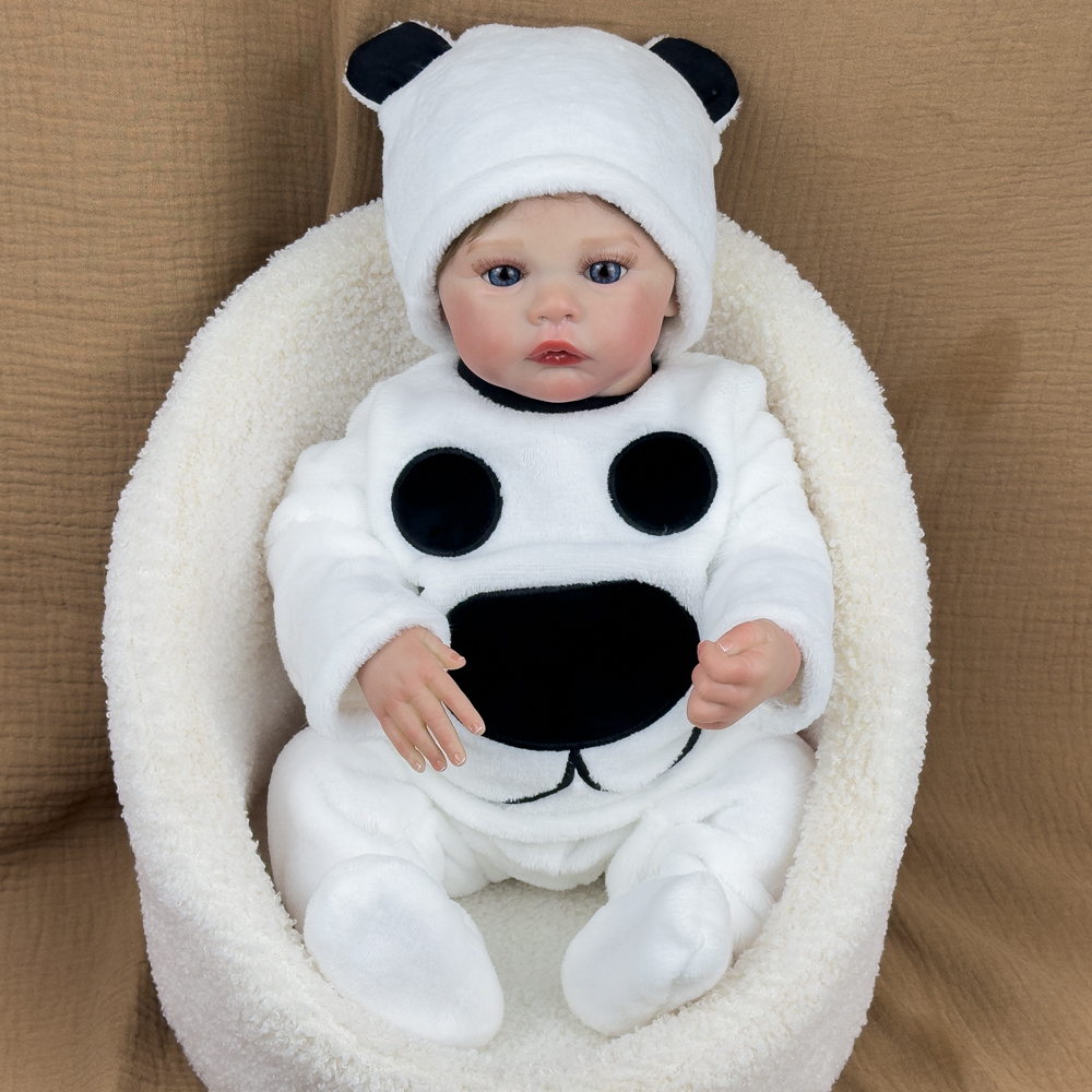 White plush panda set